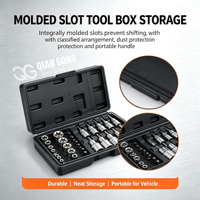 Jeu de douilles étoiles 29 pièces en acier CR-V, kit de clés à douilles Torx pour réparation automobile, outils manuels pour le retrait de vis