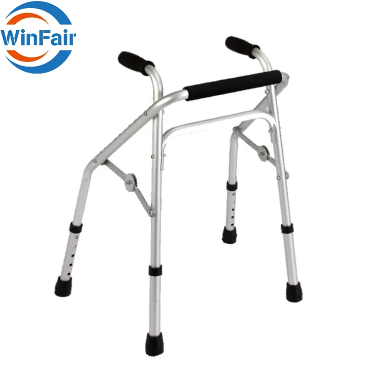 WinFair pediatrik serebral Palsy katlanır yürüteç engelli çocuklar için ayarlanabilir yürüme yardımcısı tekerlekli yürüme yardımcısı