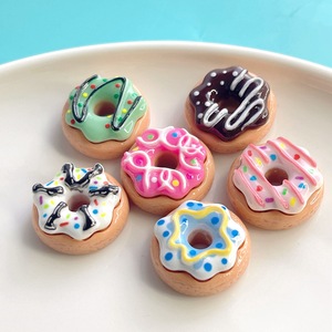 Simulation Chocolate Donut <strong>Resin</strong> Accessory Glue Diy Hairpin Headwear Phone Case Hairpin Handmade - Product Image 2