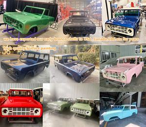 Scocca per Ford Bronco Prima Serie 1966-1968-1977, Parti di Carrozzeria, Scocca Completa in Acciaio per Restauro Bronco - Product Image 3