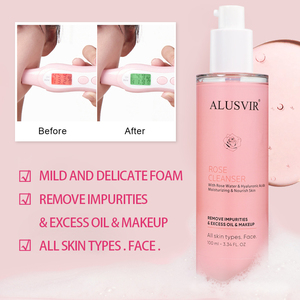 Mascarilla de limpieza Facial para mujer, lavamanos Facial Natural, marca coreana, blanqueador, rosa, gelatina, cuidado de la piel Facial - Product Image 5