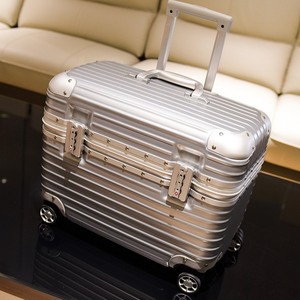 Carry-On Suitcase 18-Inch Flip-Top Durable Swivel <b>Wheels</b> Men's Travel Solid Color Spring 2026 - Product Image 2