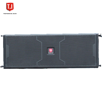 Sistema de Audio Profesional T.I Pro Audio LA-210 de 1200w, Altavoces Line Array, Kit de Sistema de Audio para Exteriores, Equipo de Sonido Activo