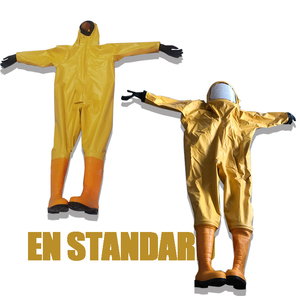 Combinaison de protection chimique hermétique de classe 1a, robuste, avec <span class=keywords><strong>appareil</strong></span> <span class=keywords><strong>respiratoire</strong></span> autonome intégré (SCBA) - Product Image 5