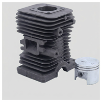 PATELO OEM - Cilindro y Pistón para Motosierra de Gasolina con Recubrimiento de Cromo de Grado Industrial, Repuestos de Aleación de Aluminio, 1 Año de Garantía