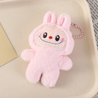 Pendentif Lapin en Peluche Adorable, Accessoire Polyvalent et Tendance pour Sac, Porte-clés Fille, Vente en Gros, En Stock, Jouets pour Enfants