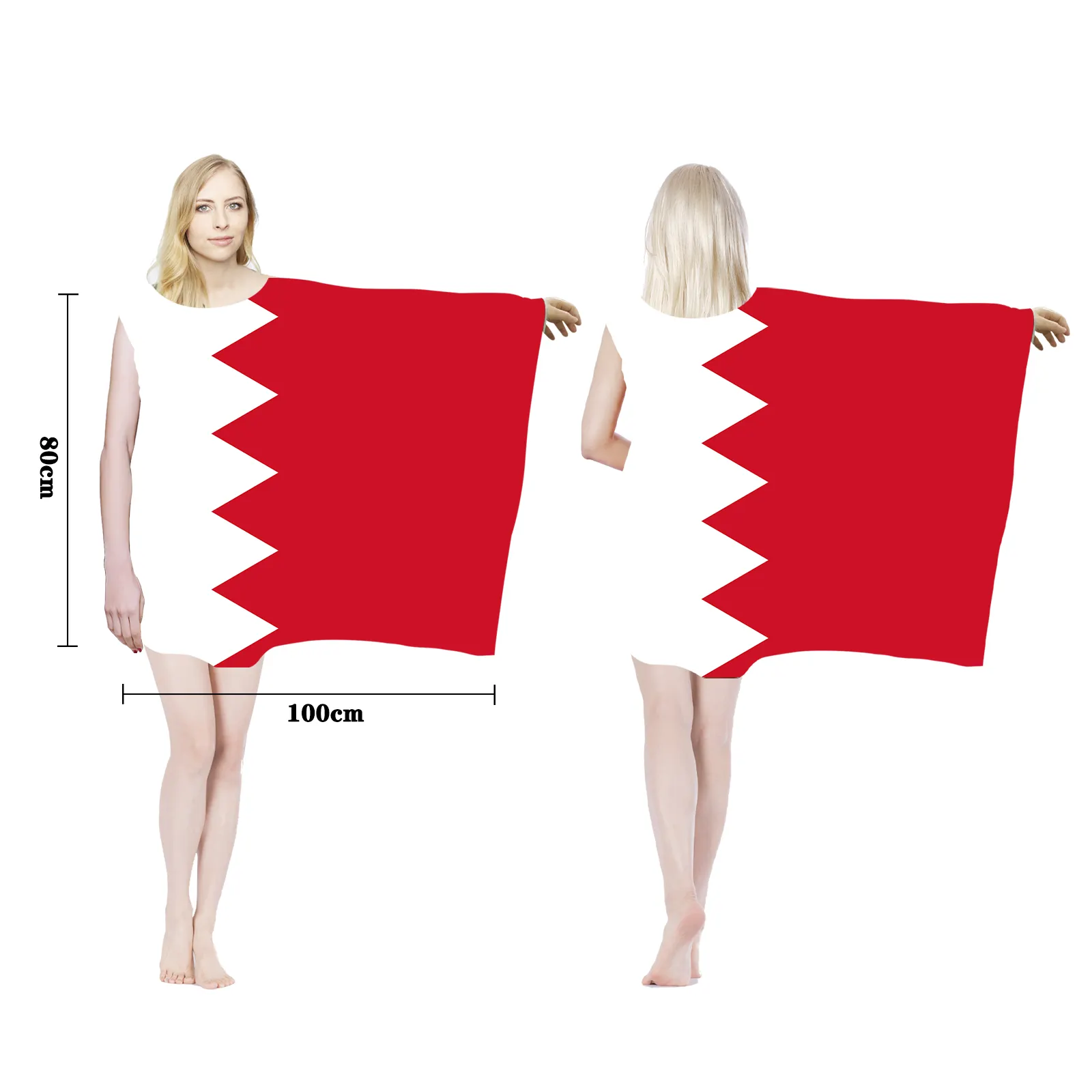 الجملة البوليستر علم الدولة الوطني تصميم قطر الجسم العلم الرؤوس بأكمام طويلة