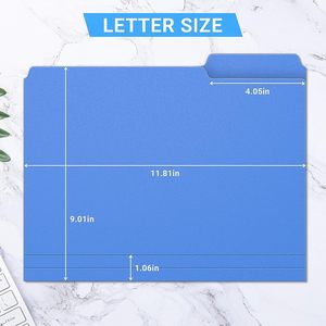 Thư mục A4 Văn phòng phẩm kích thước với 1/3 Cắt nhãn vật tư văn phòng Tủ chứa các tập tin của màu sắc khác nhau thư mục - Product Image 2