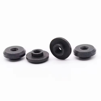 Fabricant de fixations, personnalisation, usinage CNC sur tour, couvercle en aluminium avec vis anodisées noires