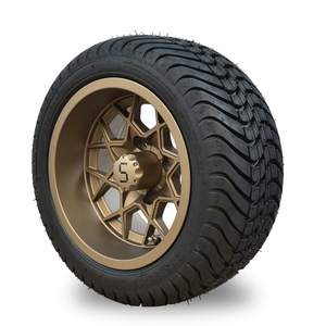 SRGCTW-210 <b>Golf</b> Cart 215/35-12 4 Ply Tire and 12 Inch Wheel Assembly - Product Image 1