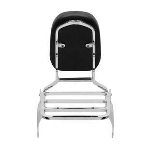 Nuevo Estilo de Respaldo de Motocicleta con Portaequipajes de Hierro Negro para <span class=keywords><strong>Kawasaki</strong></span> <span class=keywords><strong>Vulcan</strong></span> 900 <span class=keywords><strong>VN900</strong></span> 2006-2018 - Product Image 3