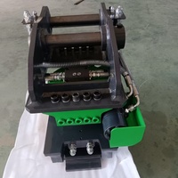 Attaches d'excavatrice GJRH50, coupleur rapide rotatif hydraulique à 360° pour excavatrices de 8 à 12 tonnes, diamètre de goupille personnalisable, garantie 1 an