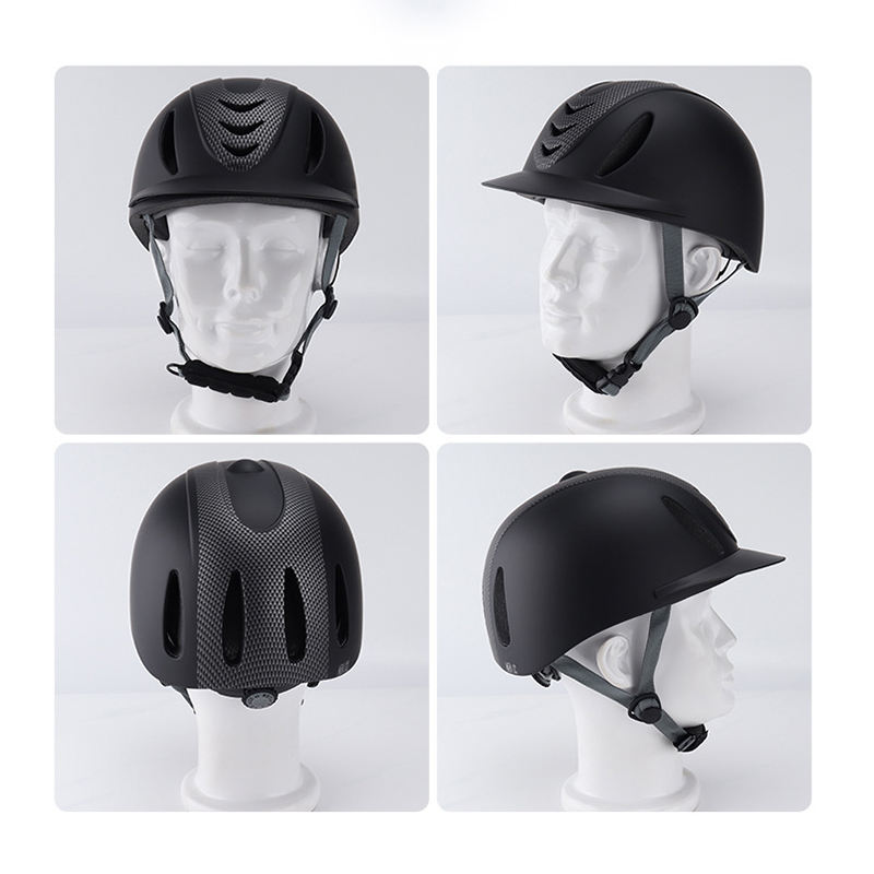 CE Approved Dual Sport Horse Riding Helmets with 9 Air Vents PC Shell ...