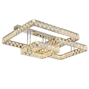 High-End Gold Crystal Indoor Ceiling <b>Light</b> With Beautiful Acrylic Cover for Home Office Dining Study Living & Bedroom - Product Image 1