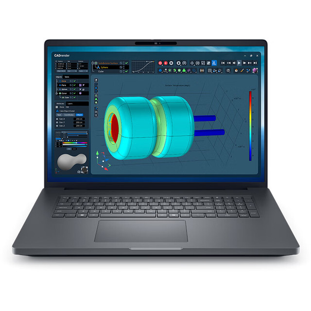 Dells 18-inch Plus Graphic Design Rendering Modeling Workstation Notebook Computer U9-285HX DDR5 RAM M.2 SSD RTX Pro 5000 24G