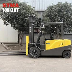 STMA Mobil Forklift Guangzhou, Angkat Garpu Elektrik 5 Ton Ce dengan Pengontrol Impor