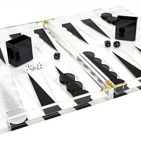 Ensemble de Backgammon Moderne Pré-Assemblé Écologique de Luxe
