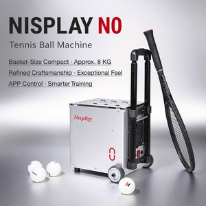 เครื่องยิงลูกเทนนิสพกพา NISPLAY N0 ควบคุมผ่านแอพ ความจุ 60+ ลูก สำหรับฝึกซ้อมในร่มและกลางแจ้งที่บ้าน N0 พกพาสะดวก - Product Image 2