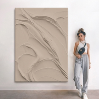 Décoration d'intérieur, tableaux faits à la main de luxe, peinture texturée moderne, peinture acrylique peinte à la main, art mural sur toile, peinture à l'huile abstraite