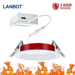 Etl 5cct Cri 90 Panneau Led de Plafond 6 pouces 12w Ultra Slim Encastré Panneau Led 2 Heures Feu - Product Image 2