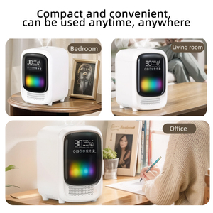 2025 baru 3.5L pelembap meja Bt nirkabel Speaker tujuh warna lampu Ambient aromaterapi semprotan besar pelembap ultrasonik - Product Image 6