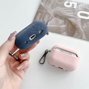 Étui pour écouteurs en daim de couleur unie pour <span class=keywords><strong>AirPods</strong></span> 1/<span class=keywords><strong>2</strong></span> Cover Bluetooth Earphone Protector <span class=keywords><strong>Pro</strong></span> New 3rd - Product Image 4