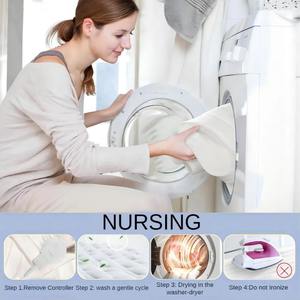 Manta calefactable Manta eléctrica Temporizador Almohadilla calefactable 220V 150*80cm Colchón térmico Calentador de cuerpo de invierno Calentador de <span class=keywords><strong>cama</strong></span> calefactable - Product Image 6