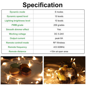 Esann DC 5-24V 11key RF từ xa không dây <span class=keywords><strong>LED</strong></span> Strip <span class=keywords><strong>PWM</strong></span> ánh sáng <span class=keywords><strong>LED</strong></span> dimmers <span class=keywords><strong>Led</strong></span> điều khiển DC12V cho đèn <span class=keywords><strong>Led</strong></span> - Product Image 2