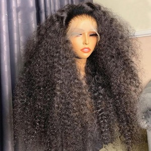 Perruque frontale bouclée 13x4 12A, double densité 300%, en cheveux humains, pour femmes - Product Image 5