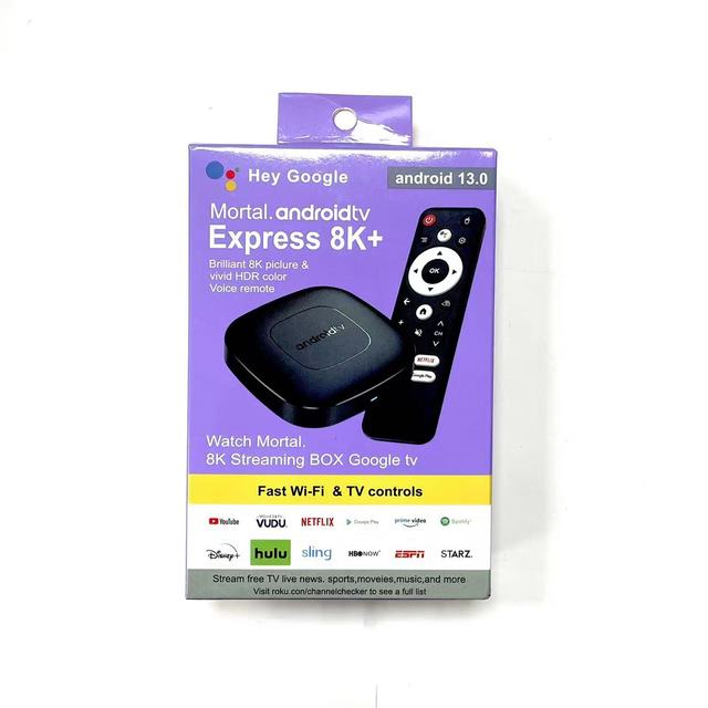 Wholesale Factory Suitable for Home Entertainment/home Theater/gorgeous 8K Picture Quality Voice Remote Control 2+16GB TV Box