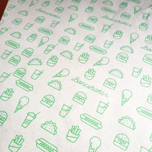 Thức ăn nhanh bao bì bánh <span class=keywords><strong>hamburger</strong></span> <span class=keywords><strong>wrapper</strong></span> không thấm mỡ bánh sandwich giấy tráng - Product Image 4