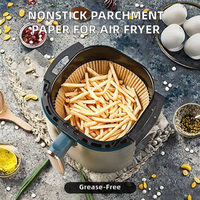 Papier parchemin antiadhésif anti-graisse imperméable résistant aux hautes températures pour friteuse à air pour pain lait alimentaire enduit industriel