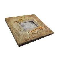 Album photo de mariage personnalisé sur mesure avec couverture en PU/tissu pour le stockage des photos