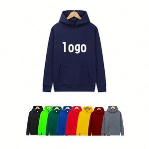 Trendy Brand New 100% Polyester Heavy Weight Sweatshirt Warm <b>Brushed</b> Unisex Pullover Custom Printing Embroidery Logo Hoodies - Product Image 1