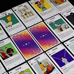 Promotion Stock 12*7cm Taille Originale 78+3 Cartes Grand Jeu de Tarot Référencez les Instructions Rider-Waite Cartes de Tarot Style INS - Product Image 6