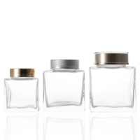 Bouteille en verre pour miel avec joint d'étanchéité épaissi et récipient transparent de qualité alimentaire en borosilicate pour emballage individuel