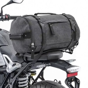 Sac à dos de moto vintage imperméable, grand format, pour bagages arrière, organisateur de coffre, sacoche de selle décontractée pour moto, échantillon gratuit - Product Image 2