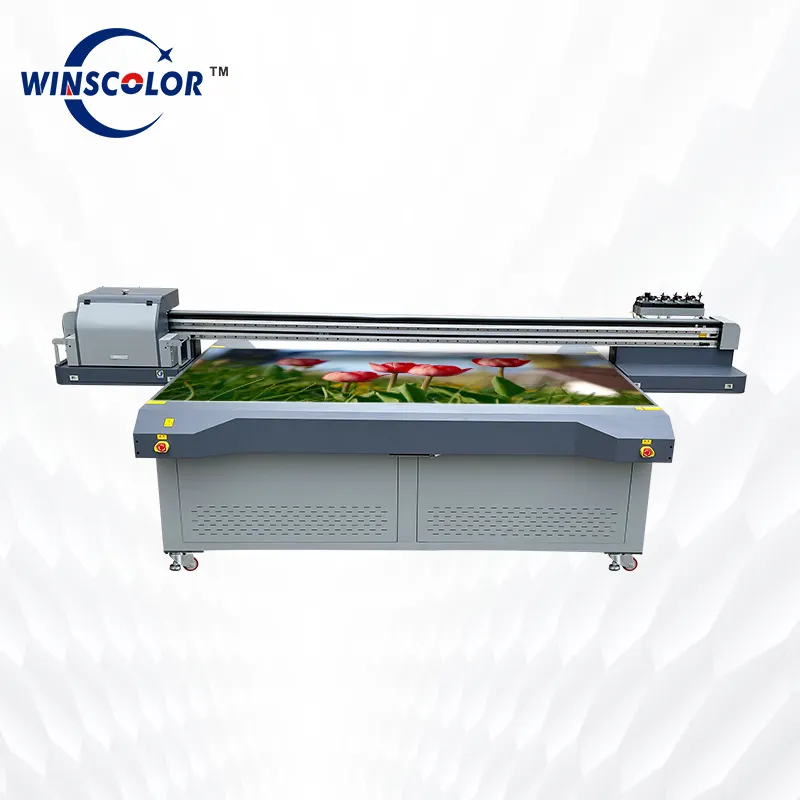 Uv Flatbed Printer 2513 Wood Metal Glass Pvc Acrylic Phone Case Inkjet Large Format Digital Inkjet Printing Machine