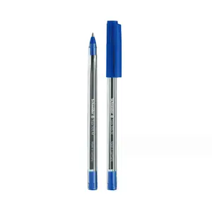 Bolígrafo barato 505 Bolígrafo de papelería Bolígrafo de impresión de logotipo de plástico azul rojo verde negro
