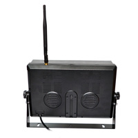 Moniteur DVR sans fil IPS 9'' avec caméra arrière à zoom 30x, kit d'observation haute vitesse pour grue à tour, camion et voiture (pour la marche arrière)