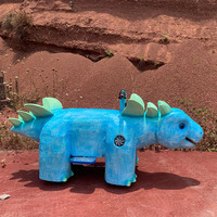 Voiture électrique pour enfants de haute qualité en forme de dinosaure, scooter de dessin animé pour parc d'attractions intérieur et extérieur