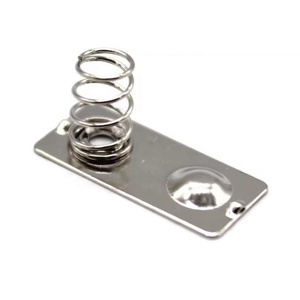 Tùy chỉnh nhôm lspring Pin liên hệ với mùa xuân thép không gỉ vật liệu công nghiệp dập tấm kim loại chế tạo - Product Image 1