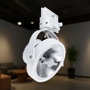 Faretto PETER 15W Bianco AR111 Trifase Orientabile per Binario - Product Image 3