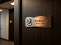Plaques en bronze gravées sur mesure, prêtes à être expédiées, pour les cimetières, la publicité et l'utilisation en intérieur/extérieur