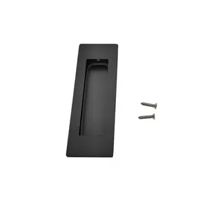 Ручка для раздвижных дверей сарая 3/4 дюймов (120 мм), выдвижная ручка для дверной ручки шкафа, набор для вытягивания прямоугольных пальцев для шкафа