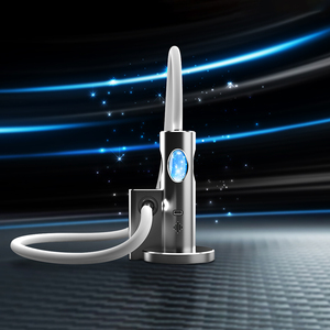 Chicha électrique portable de taille moyenne avec motif de cristal arabe, accessoires de narguilé, lumière LED, chicha électrique - Product Image 5