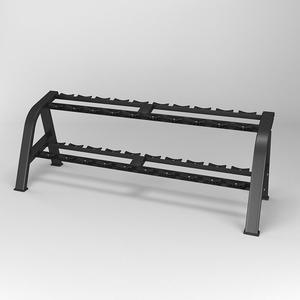 Rastrelliera per Manubri da Palestra Commerciale con Telaio in Acciaio Inossidabile Costruzione Resistente Caratteristiche di Sicurezza per Pesi Liberi - Product Image 1