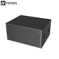 Subwoofer DJ professionnel passif 2400W 2 x 18 pouces 2026, réponse en fréquence 38Hz-250Hz, SPL max 141dB, pour spectacles en extérieur et stades