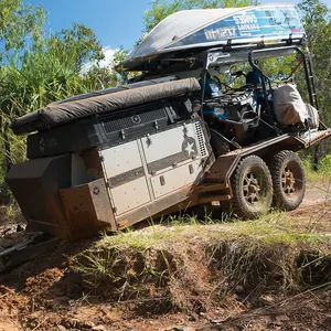 مقطورة صديقة للبيئة 4x4 أسترالية مقطورة قياسية مقطورة للسفر مقطورة للطرق الوعرة للبيع 2024 لعبة نقل