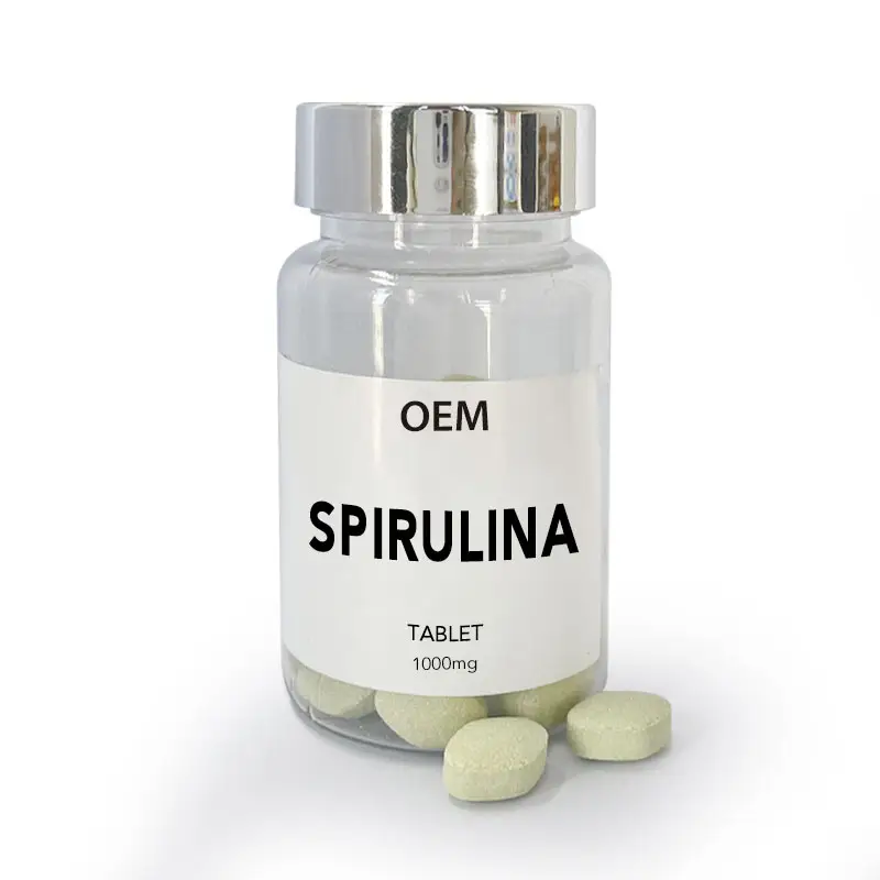 OEM 100% puro Spirulina compresse pigmento ficocianina in polvere 250mg Spirulina capsule